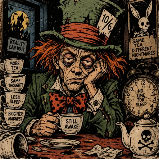 Mad hatter with Insomnia