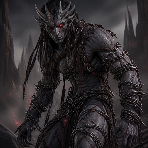 A  grey skinned kytonian hybrid 