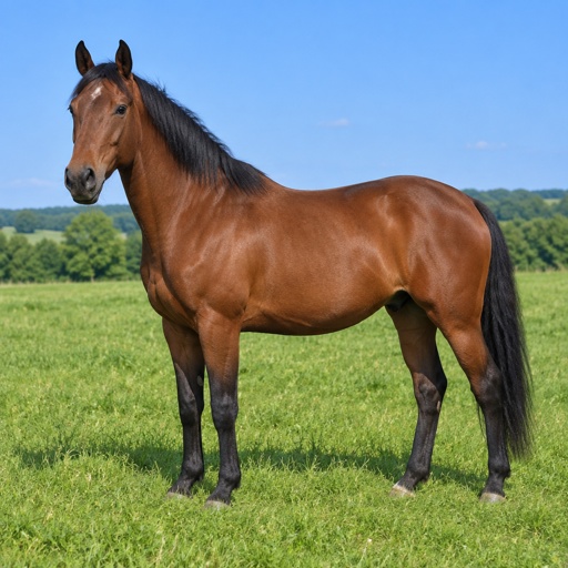 Horse Brown Black