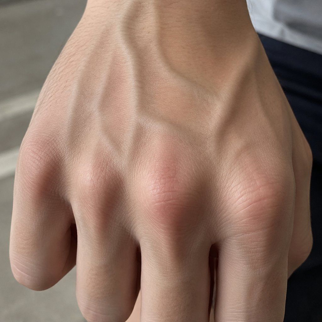 Metacarpal Knuckles Hand Teen Boy