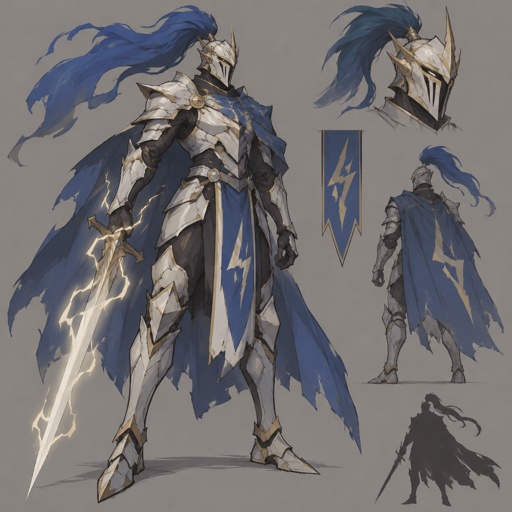 lightning knight, plume