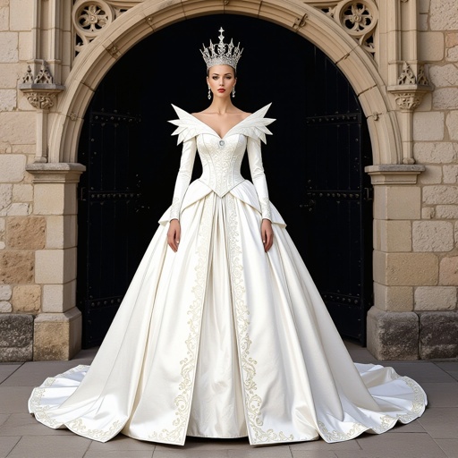 A white queen