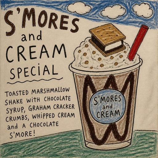 The S'mores and cream special
