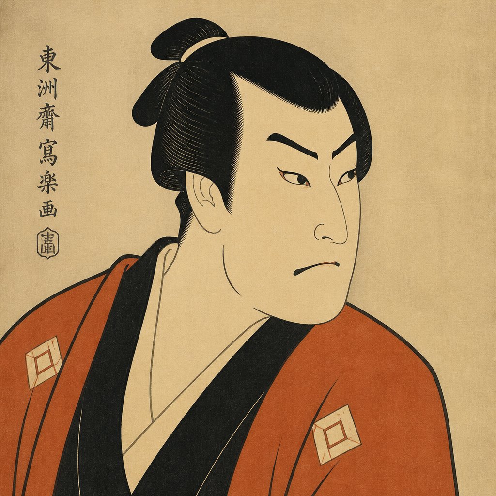 Man with black hair