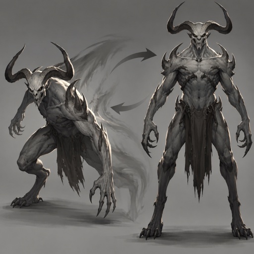 position swapping grey demon