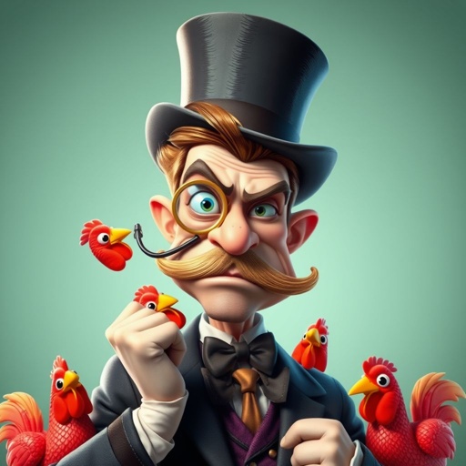 Create a funny cocky arrogant character  