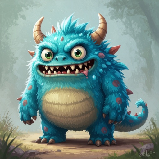 Create a funny looking monster