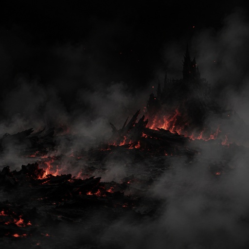 Dark fire and fog