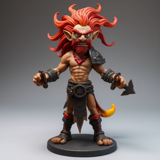 Create a character: battle hero Rhen the Fire-Singer – A lean, muscular man