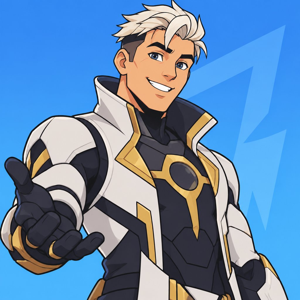 Maskless Geno from Fortnite