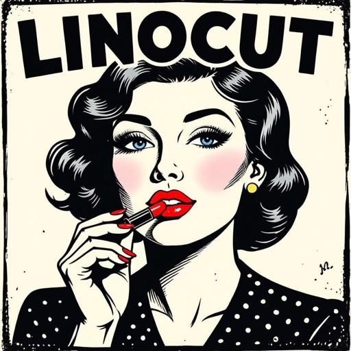 Create a character lady who will has attitude but is funny looking and loves lipgloss 
