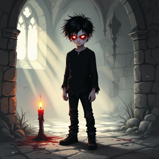 Telekineticz and dark manipulation powers boy teenager 17 years old dark with bad past and mysterious and quite