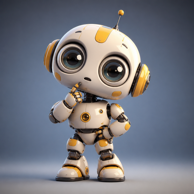 3D Render character art style example