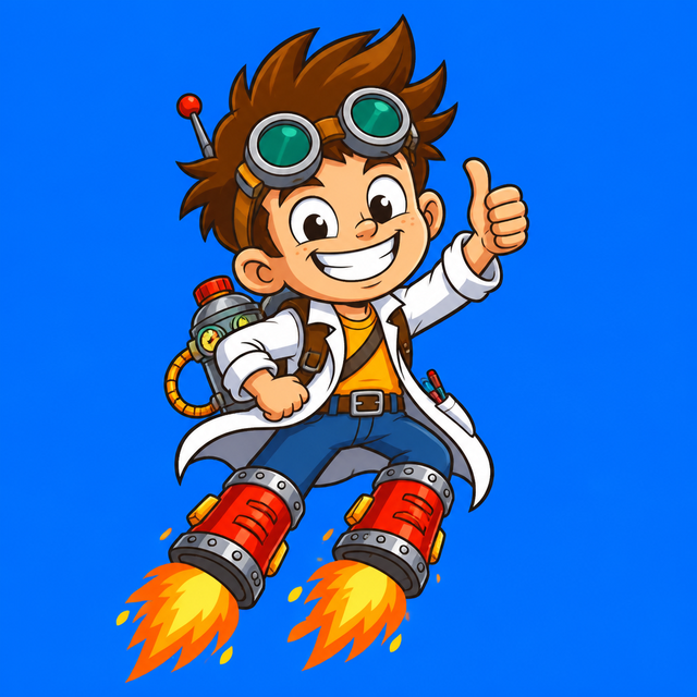 Cartoon character art style example