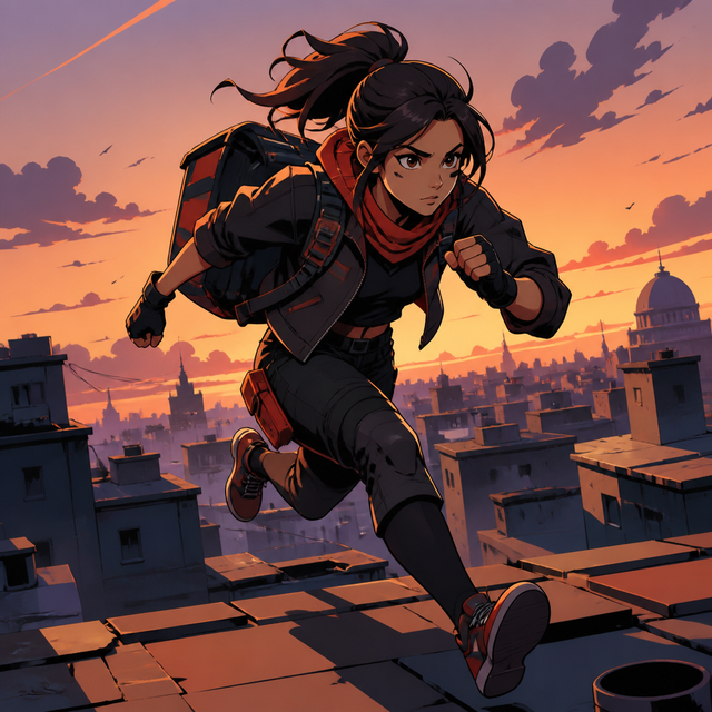 Cel-Shaded character art style example