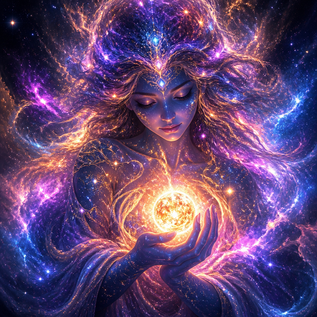 Cosmic character art style example