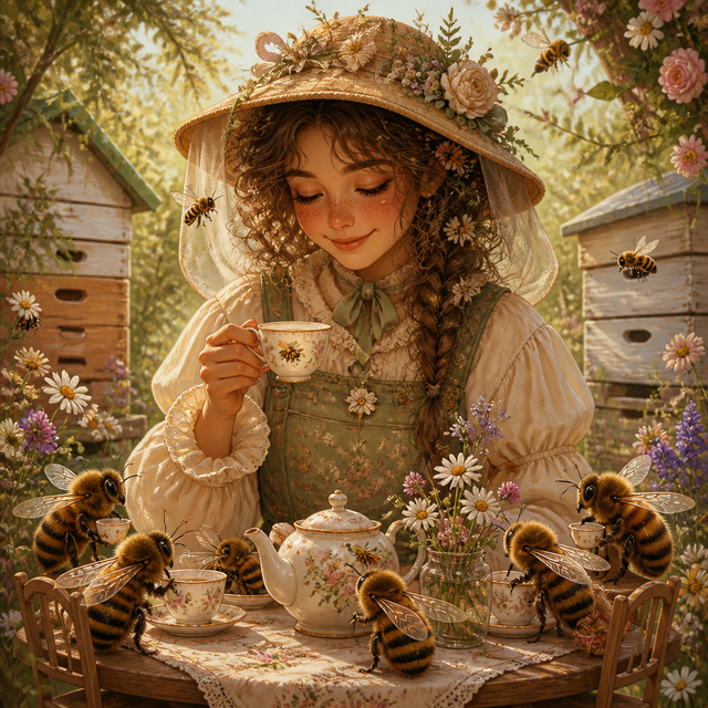 Cottagecore character art style example