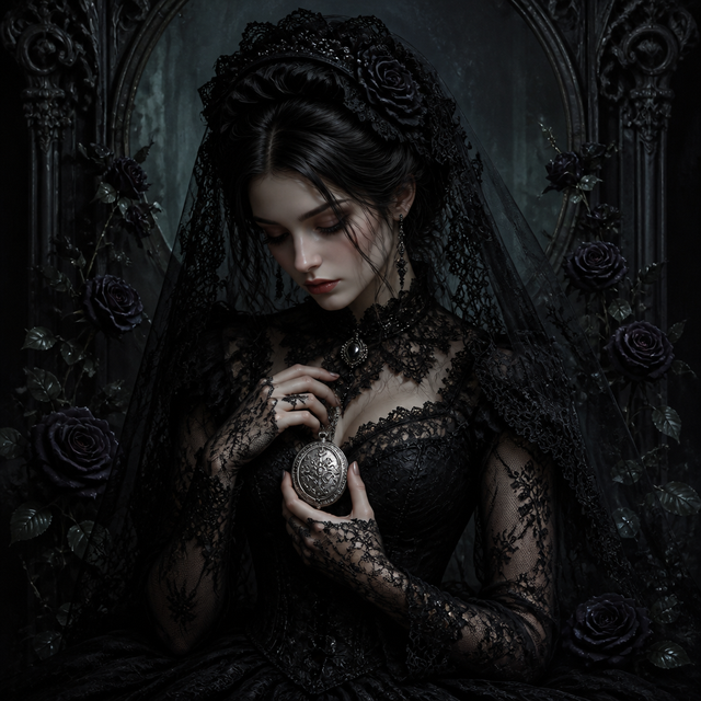 Gothic character art style example