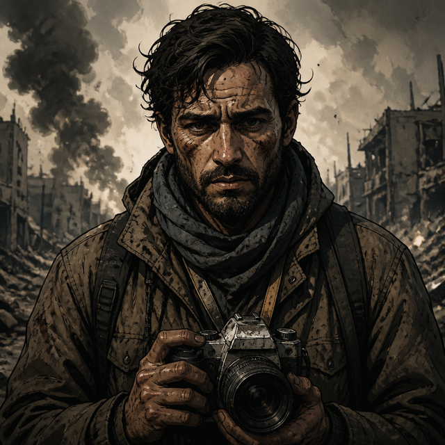 Graphic Novel character art style example