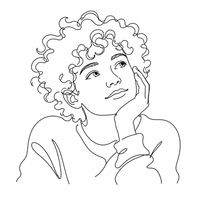 Line Art character art style example
