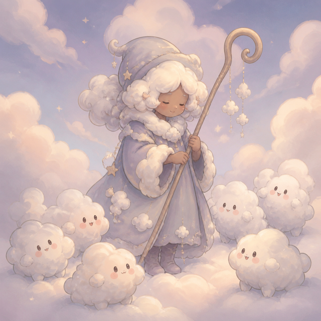 Pastel character art style example