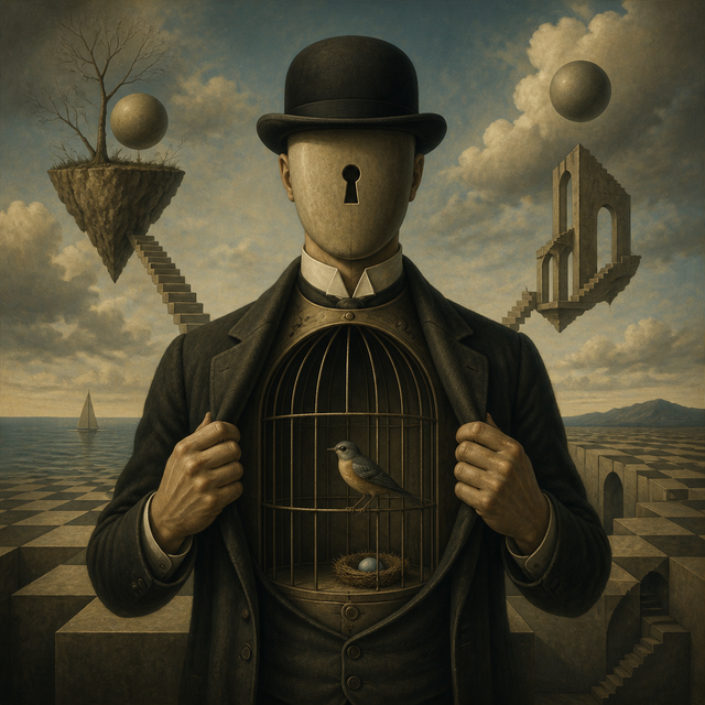 Surrealism character art style example