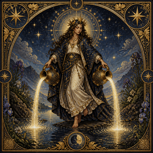 Tarot Card character art style example